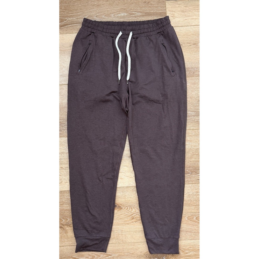 Vuori Sunday Performance Jogger Men's XL Dark Brown 30" Inseam Athletic Pants